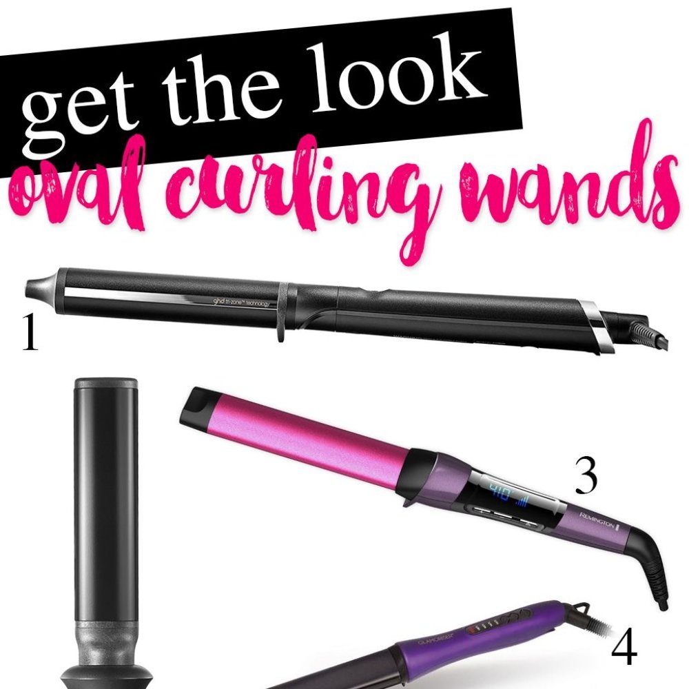 💈NuMe Flat Oval Ribbon Curling Wand